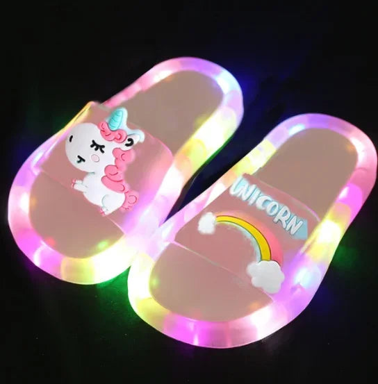 Unicorn Slippers with LED for children multivariant-6